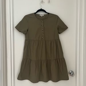 Madewell green dress